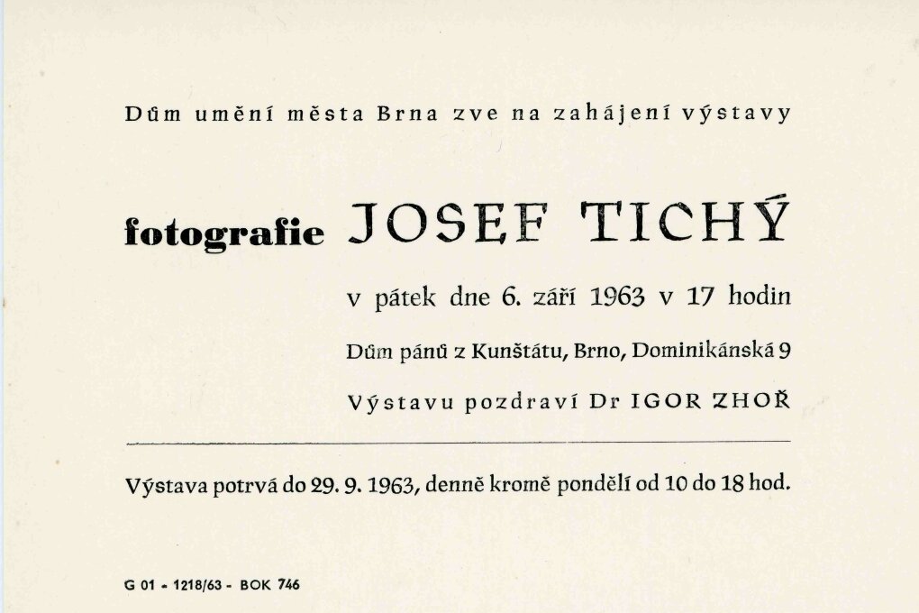 Josef Tichý – fotografie